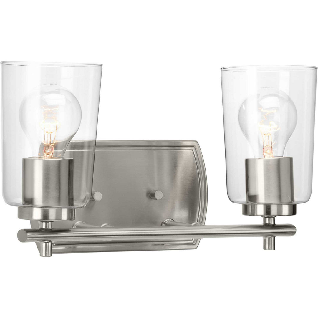 Progress Adley P300155-009 Bath Vanity Light 14 in. wide - Brushed Nickel