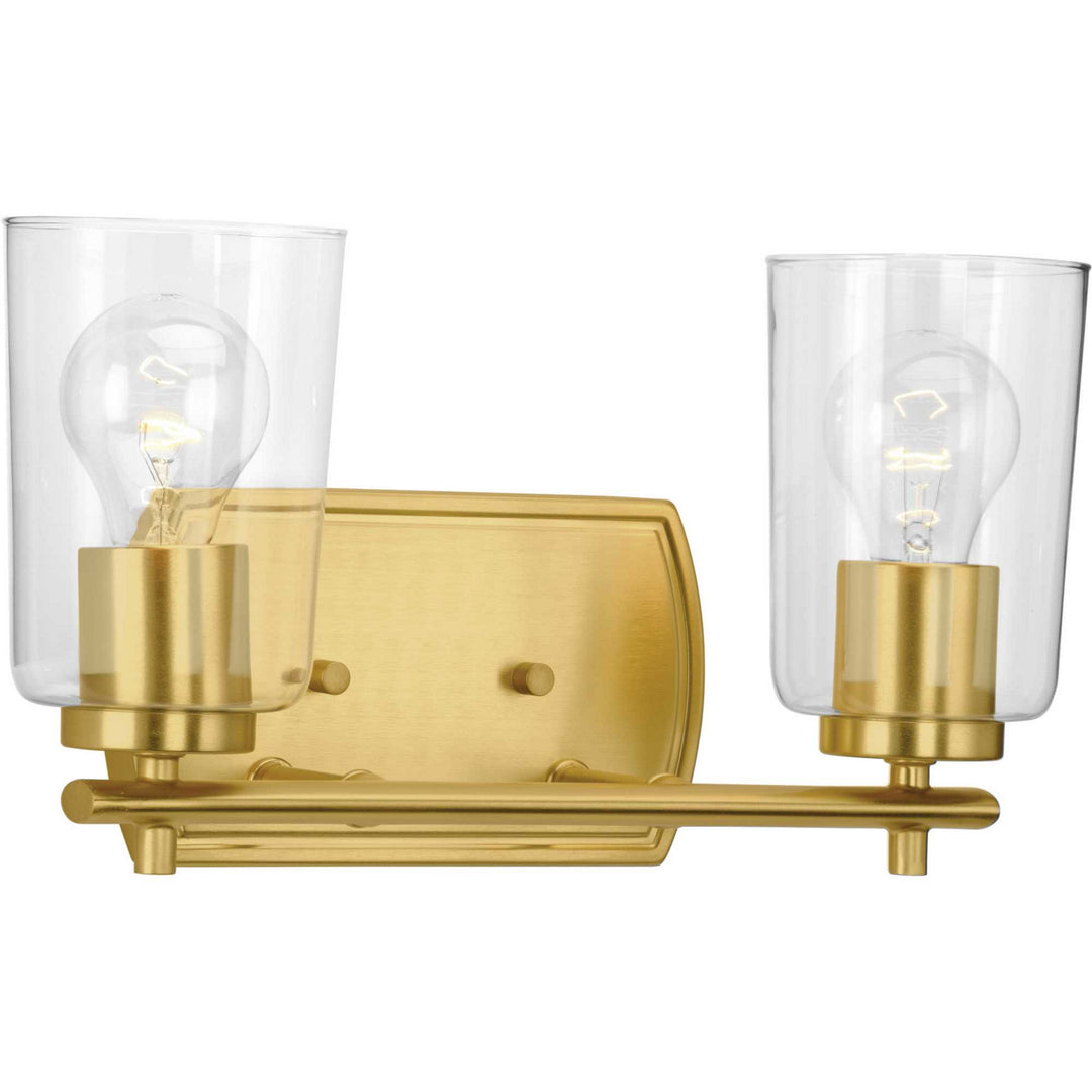 Progress Adley P300155-012 Bath Vanity Light 14 in. wide - Satin Brass