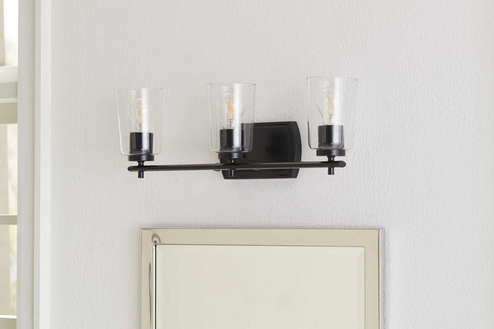 Progress Adley P300156-031 Bath Vanity Light 23 in. wide - Black