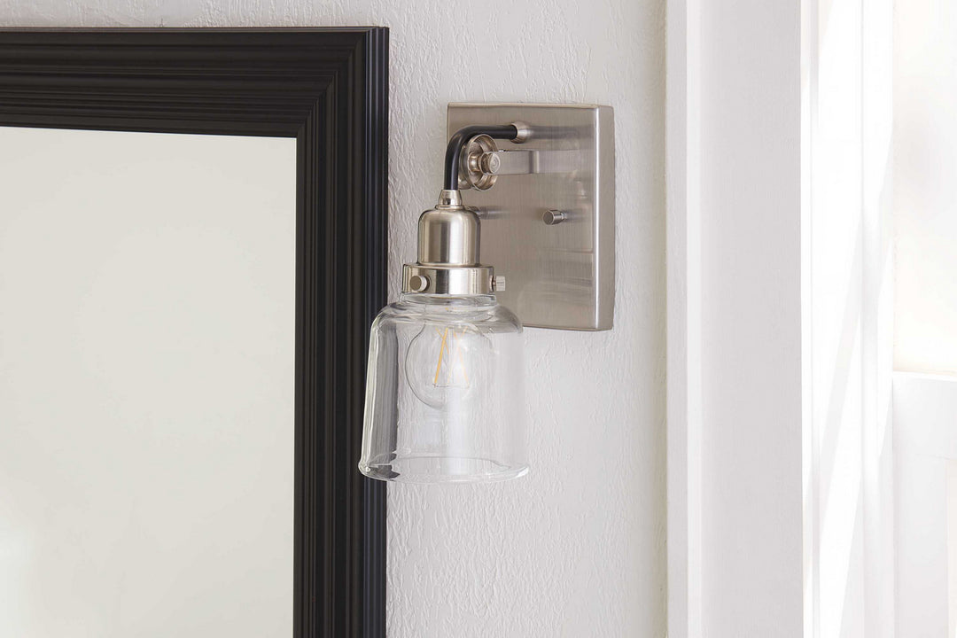 Progress Rushton P300226-009 Wall Light - Brushed Nickel