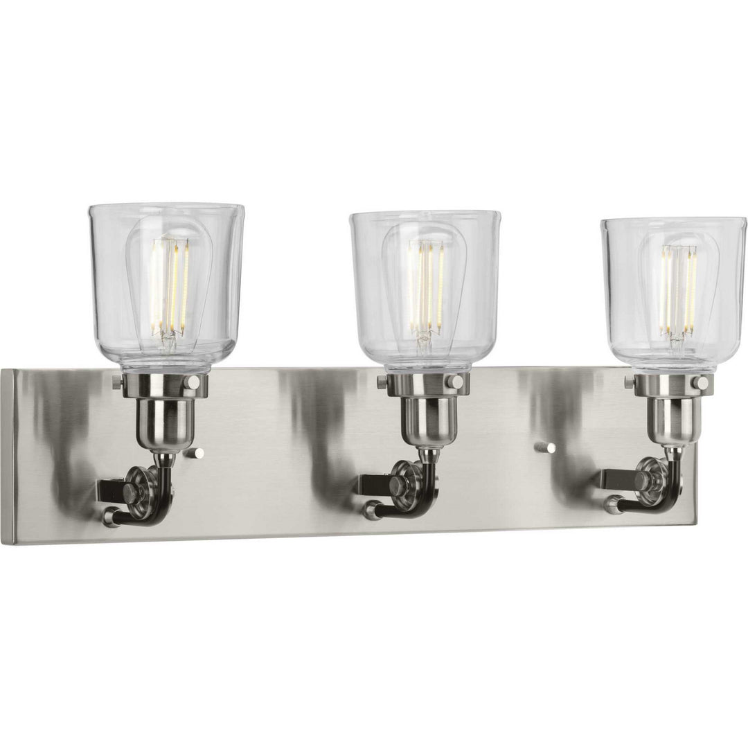 Progress Rushton P300228-009 Bath Vanity Light 24 in. wide - Brushed Nickel