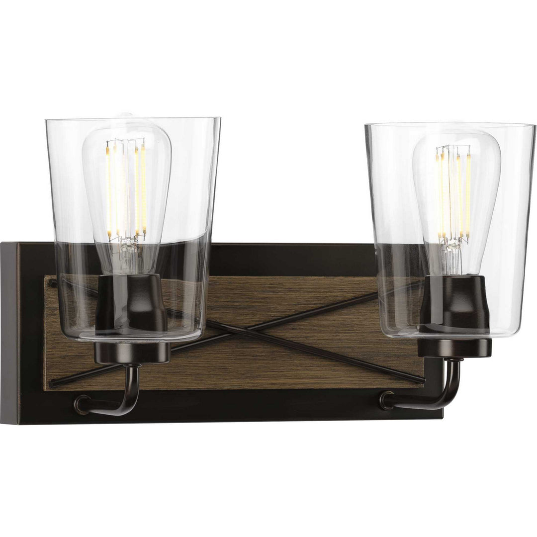 Progress Briarwood P300230-020 Bath Vanity Light 15 in. wide - Antique Bronze