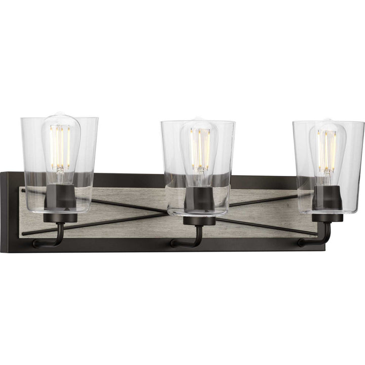 Progress Briarwood P300231-143 Bath Vanity Light 25 in. wide - Graphite