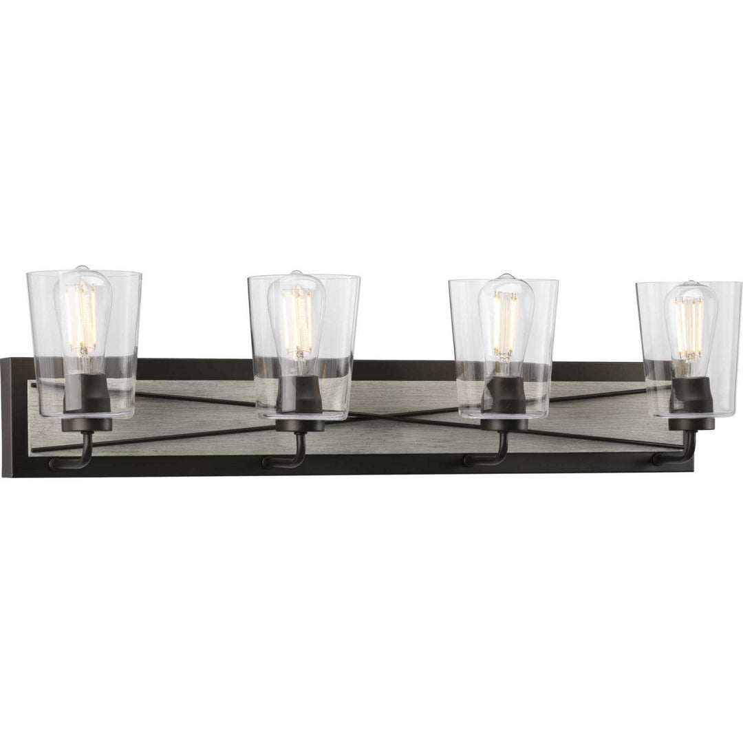 Progress Briarwood P300232-143 Bath Vanity Light 35 in. wide - Graphite