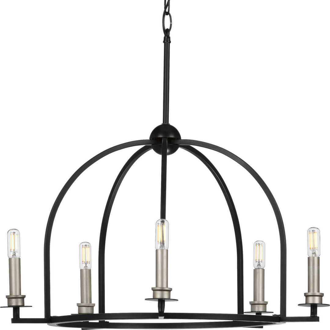 Progress Seneca P400115-031 Chandelier Light - Matte Black