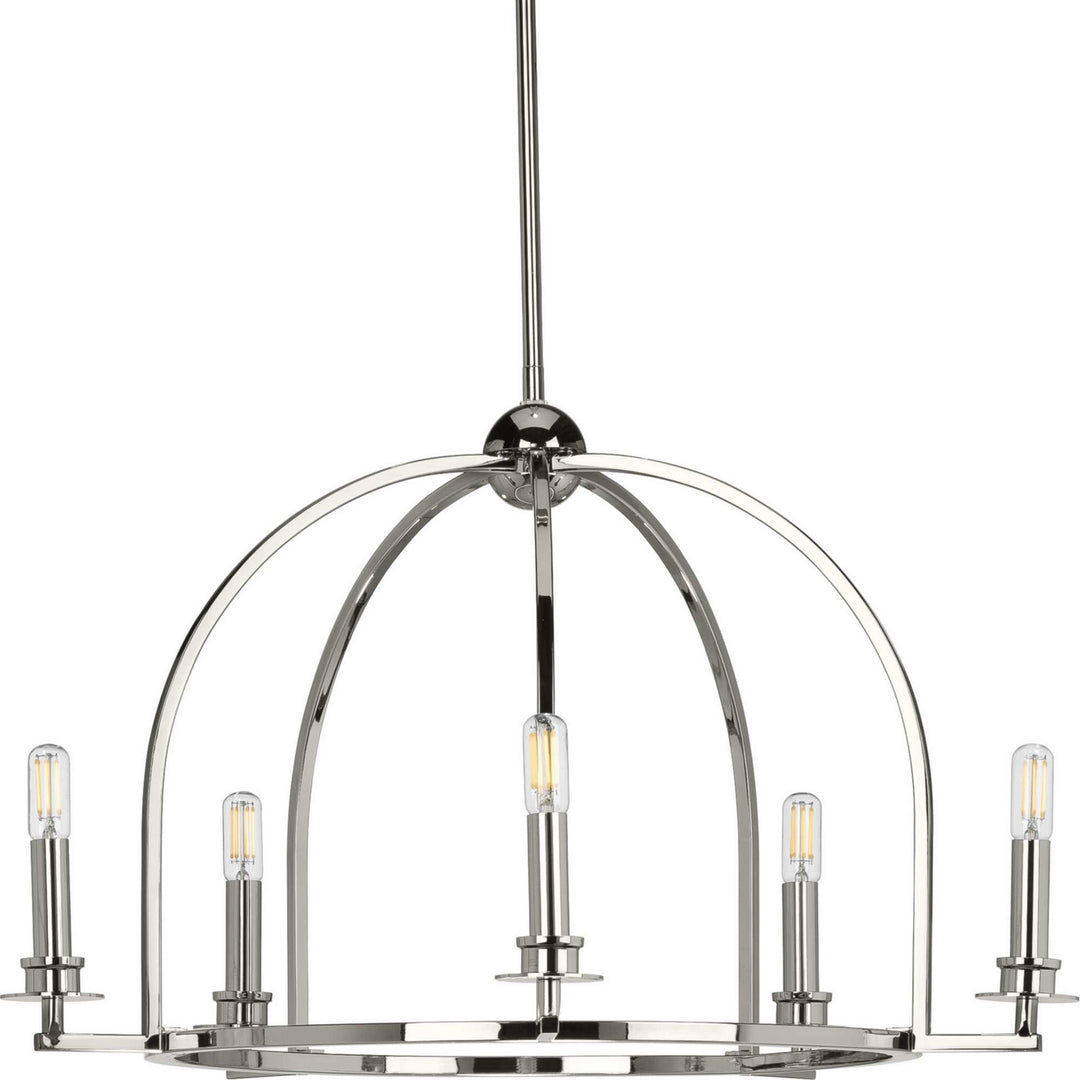 Progress Seneca P400115-104 Chandelier Light - Polished Nickel