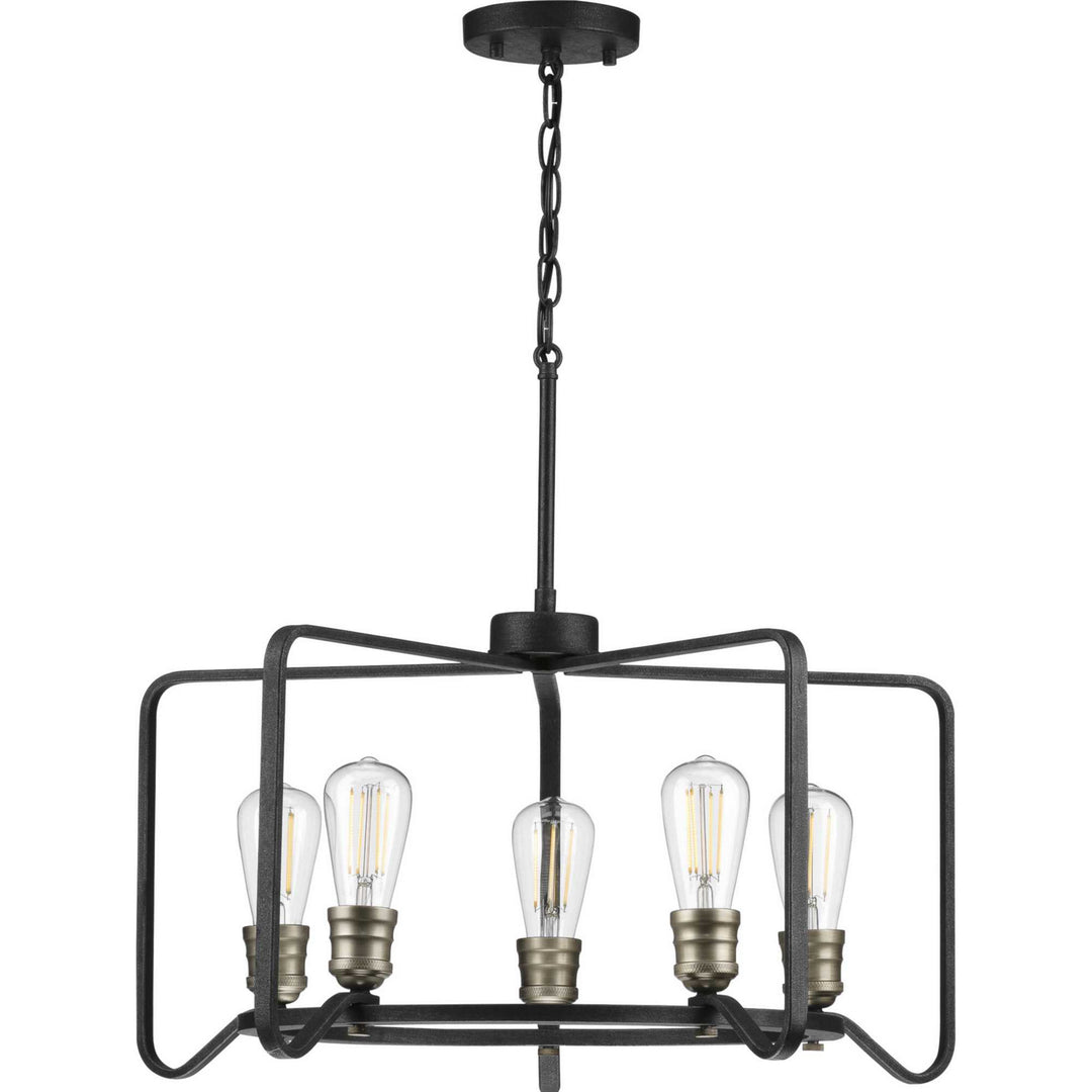 Progress Foster P400153-071 Chandelier Light - Gilded Iron