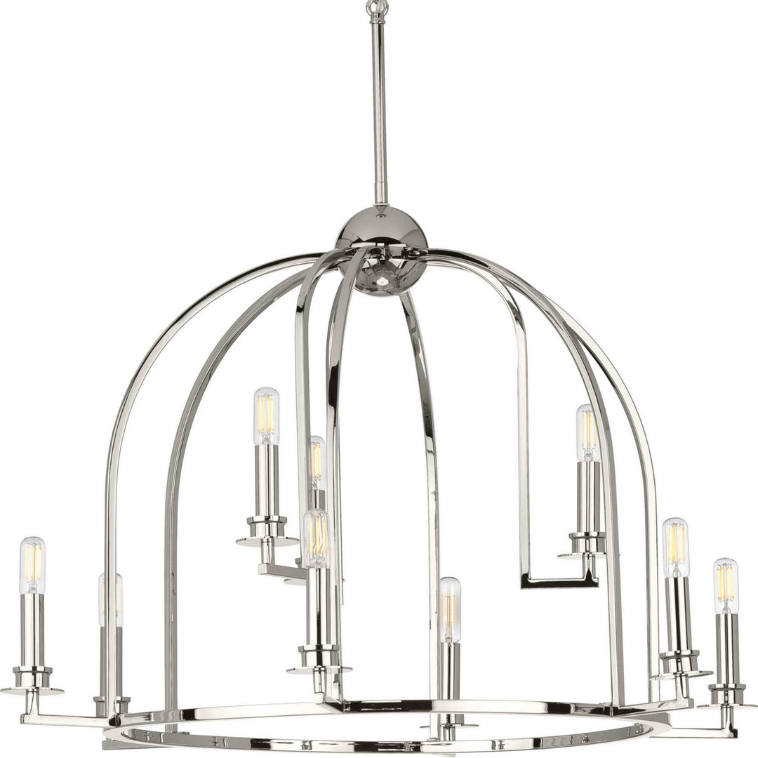 Progress Seneca P400187-104 Chandelier Light - Polished Nickel
