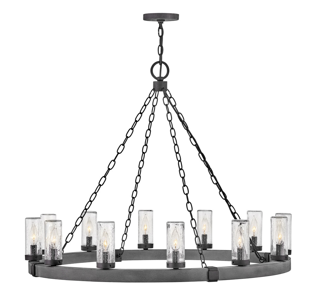 Hinkley Lighting 29207DZ  Sawyer Outdoor Aged Zinc