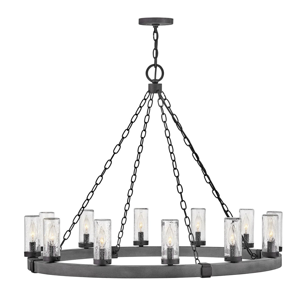 Hinkley Lighting 29207DZ  Sawyer Outdoor Aged Zinc