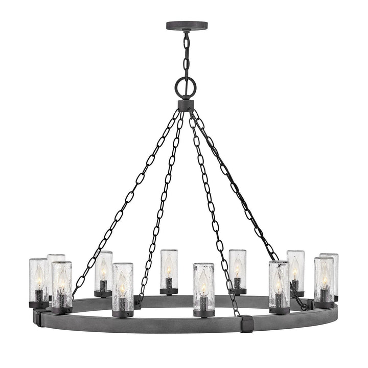 Hinkley Lighting 29207DZ  Sawyer Outdoor Aged Zinc