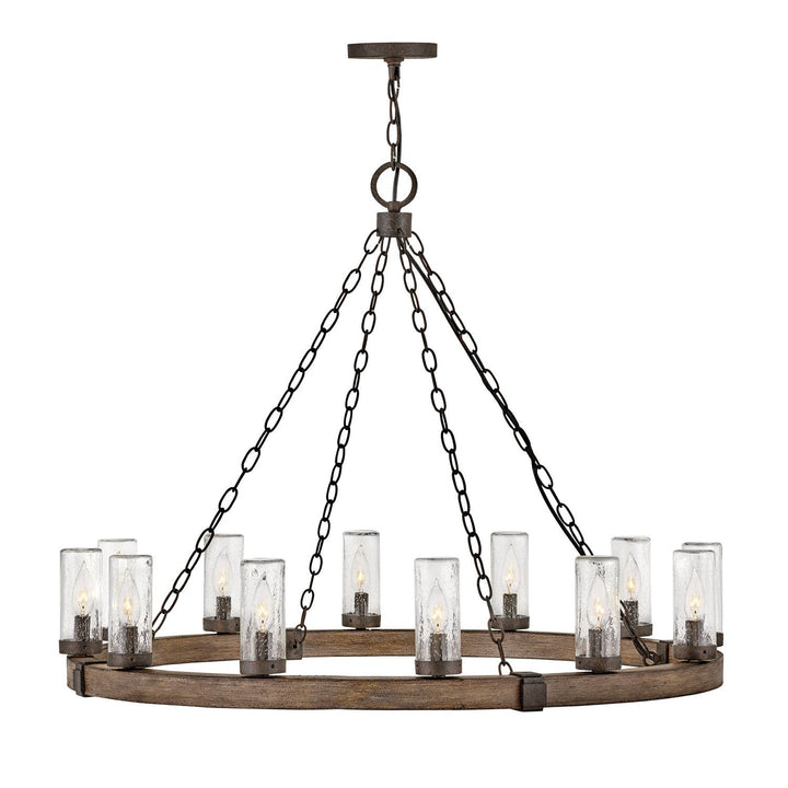 Hinkley Lighting 29207SQ  Sawyer Outdoor Sequoia