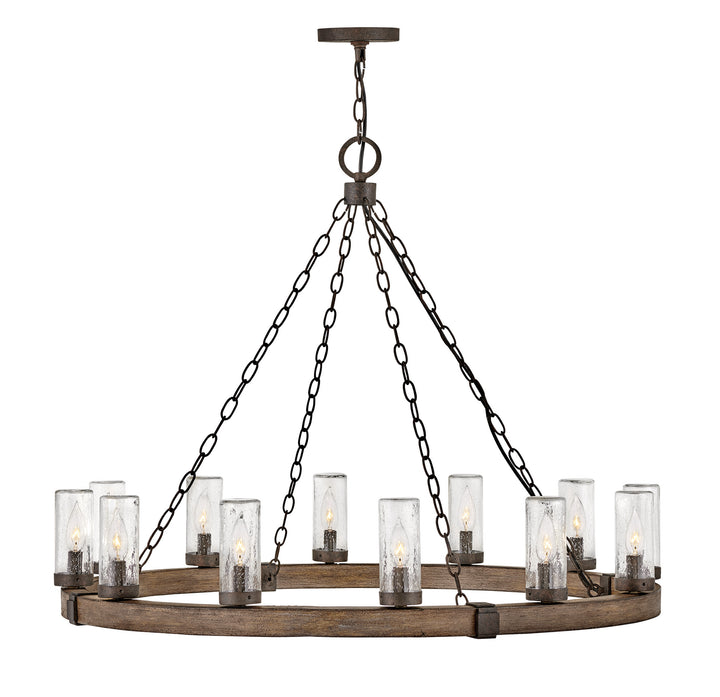 Hinkley Lighting 29207SQ  Sawyer Outdoor Sequoia