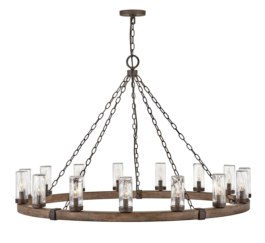 Hinkley Lighting 29209SQ  Sawyer Outdoor Sequoia