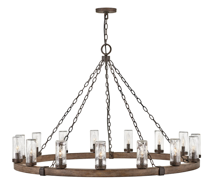 Hinkley Lighting 29209SQ  Sawyer Outdoor Sequoia