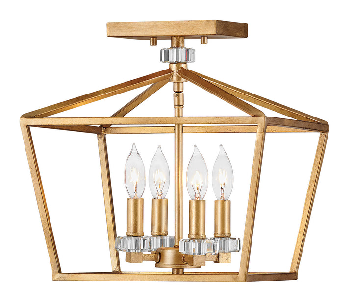 Hinkley Stinson 3533DA Ceiling Light - Distressed Brass