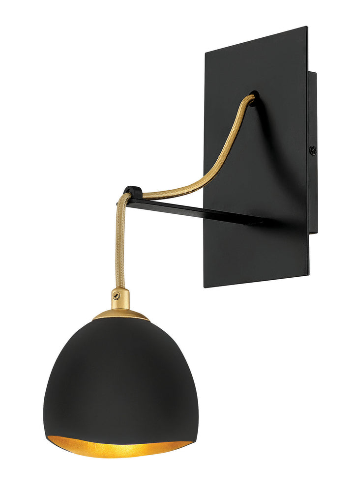 Hinkley Nula 35900SHB Wall Sconce Light - Shell Black