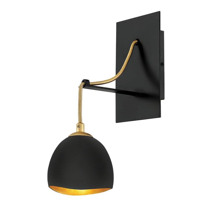 Hinkley Nula 35900SHB Wall Sconce Light - Shell Black