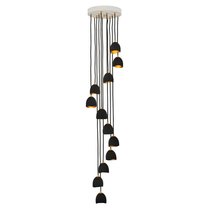 Hinkley Nula 35908SHB Chandelier Light - Shell Black