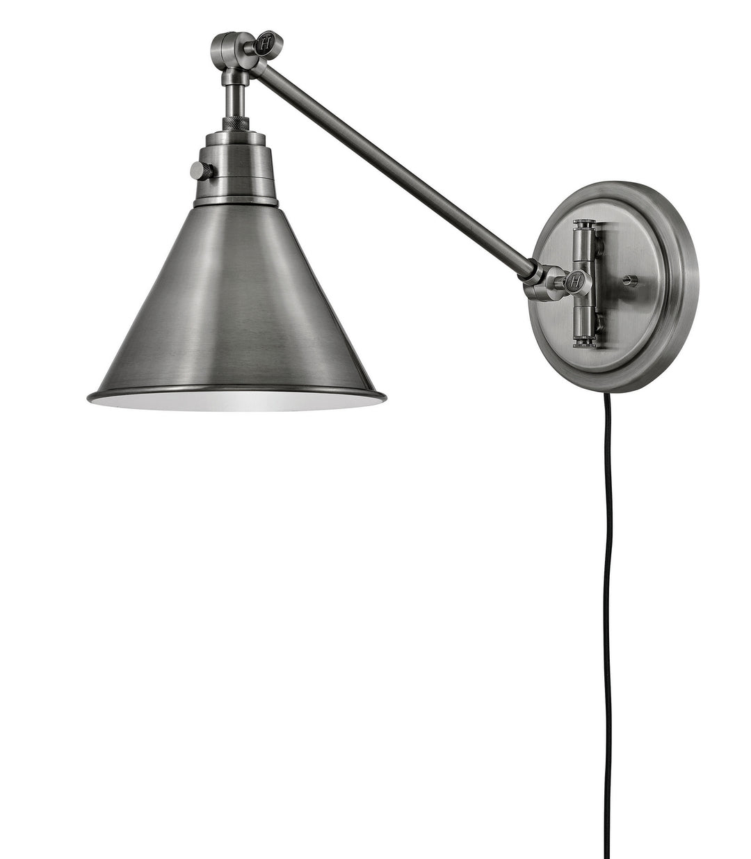 Hinkley Lighting 3690PL  Arti Lamp Polished Antique Nickel