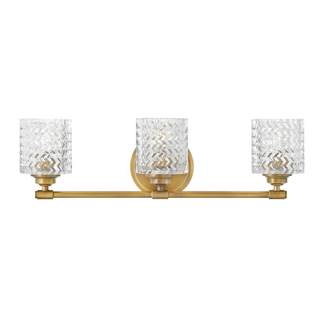 Hinkley Elle 5043HB Bath Vanity Light 24 in. wide - Heritage Brass