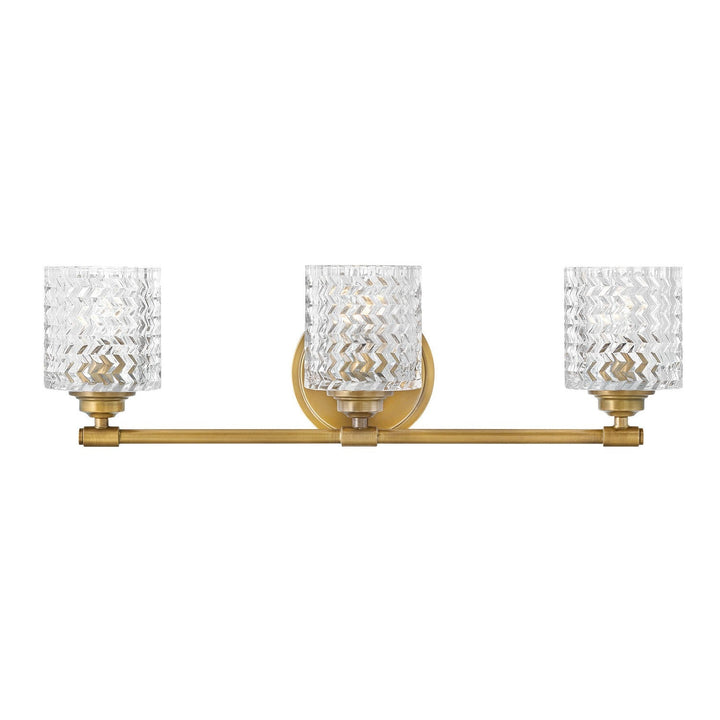 Hinkley Elle 5043HB Bath Vanity Light 24 in. wide - Heritage Brass