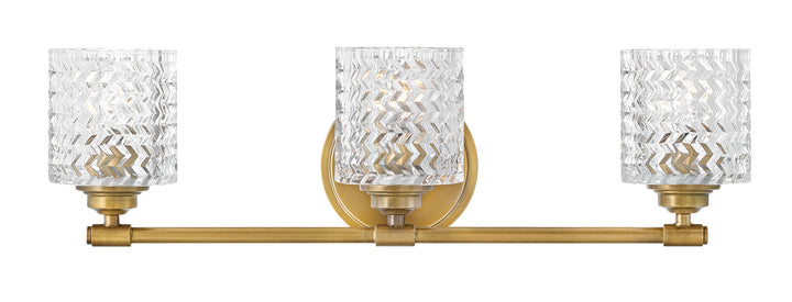 Hinkley Elle 5043HB Bath Vanity Light 24 in. wide - Heritage Brass