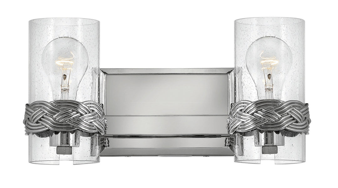 Hinkley Nevis 5512PN Bath Vanity Light 14 in. wide - Polished Nickel