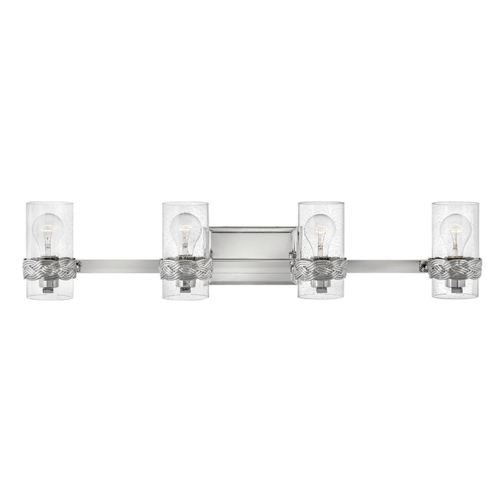 Hinkley Nevis 5514PN Bath Vanity Light 34 in. wide - Polished Nickel