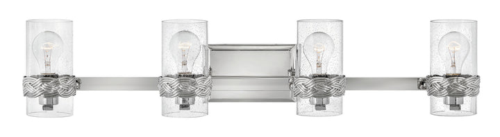 Hinkley Nevis 5514PN Bath Vanity Light 34 in. wide - Polished Nickel