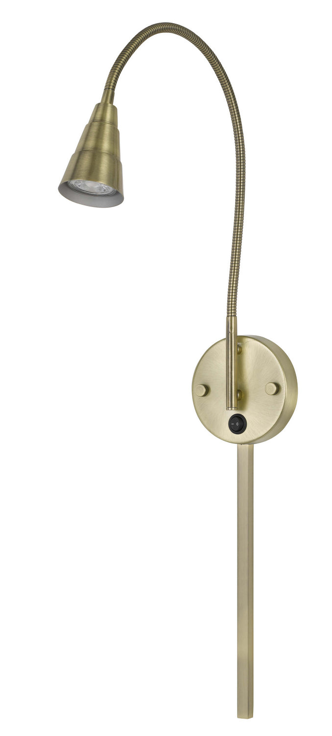 Cal Lighting BO-139-AB Gooseneck Led Wall Mount Gooseneck Lamp Lamp Brass - Antique