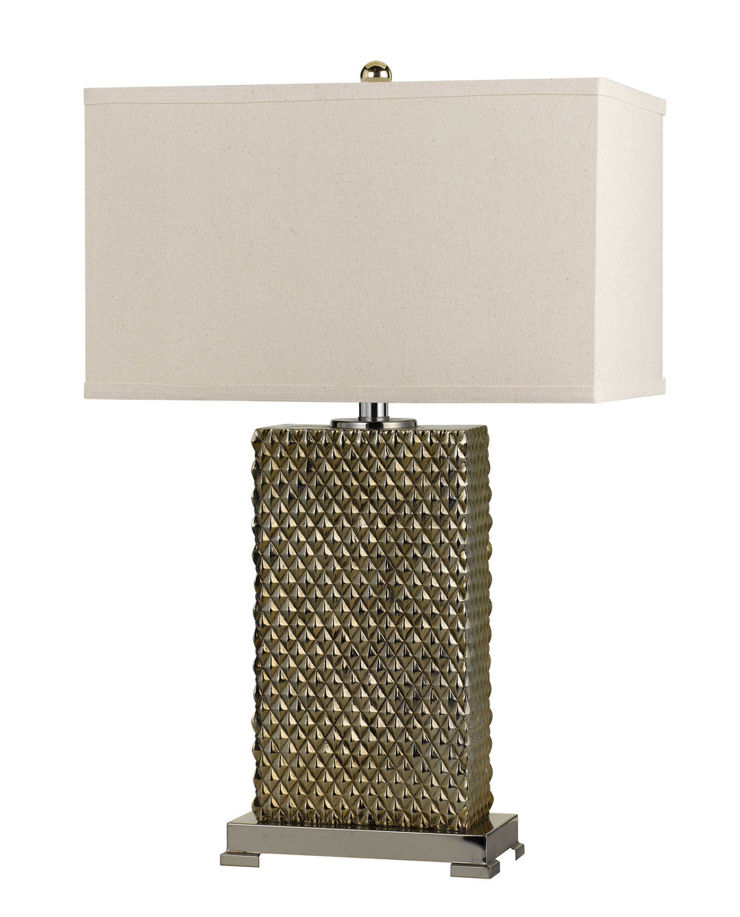 Cal Lighting BO-2852TB Tavros One Light Table Lamp Lamp Bronze / Dark