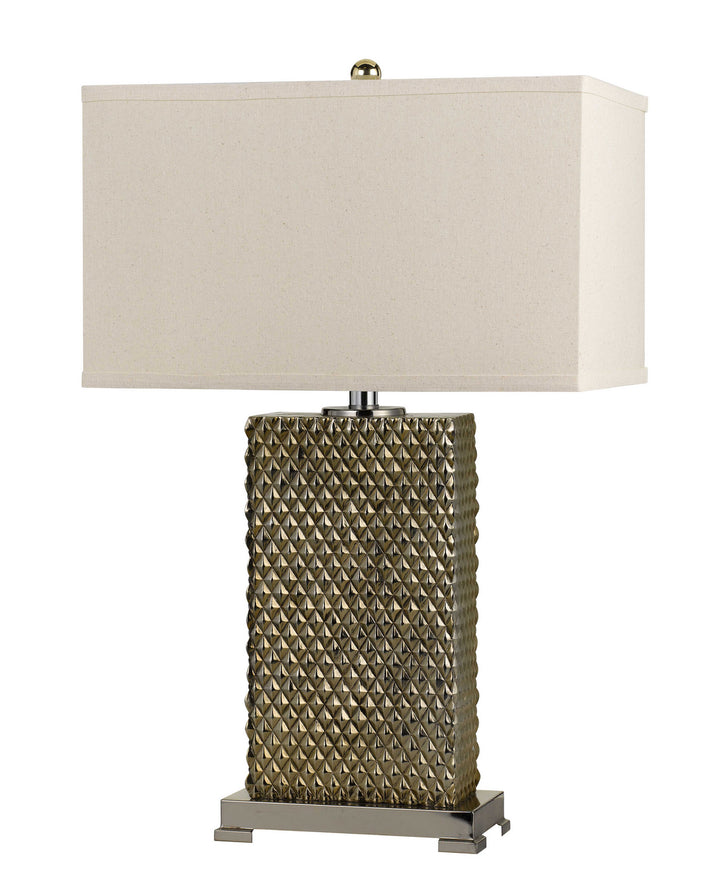 Cal Lighting BO-2852TB Tavros One Light Table Lamp Lamp Bronze / Dark