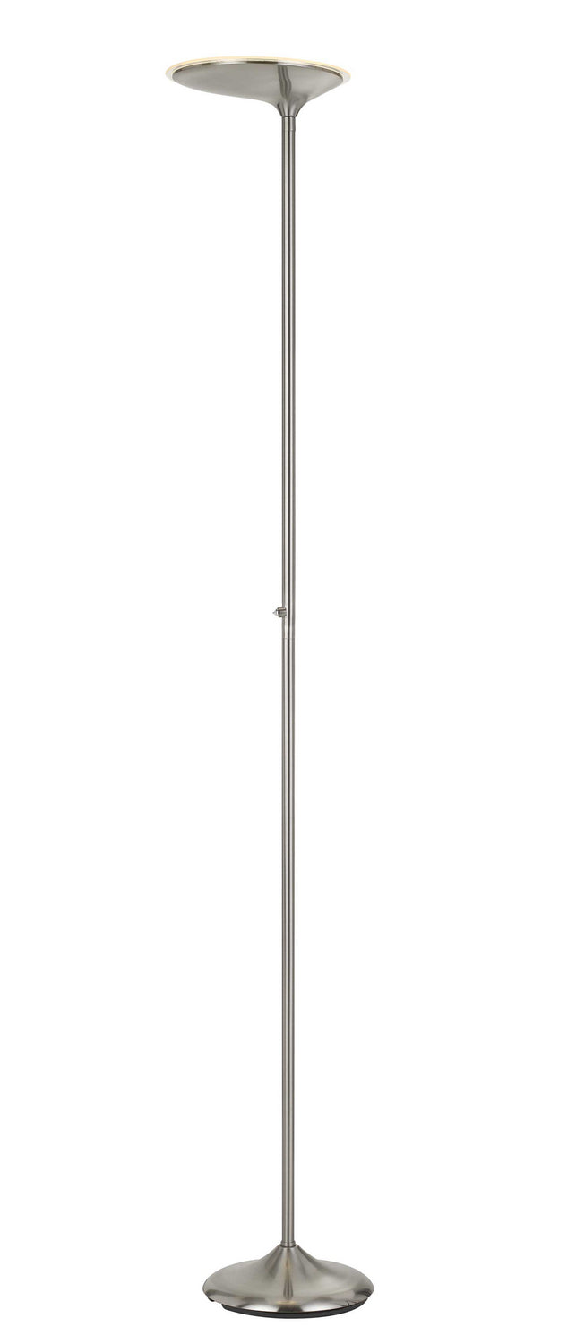 Cal Lighting BO-2871TR-BS Foggia Led Torchiere Lamp Pewter, Nickel, Silver