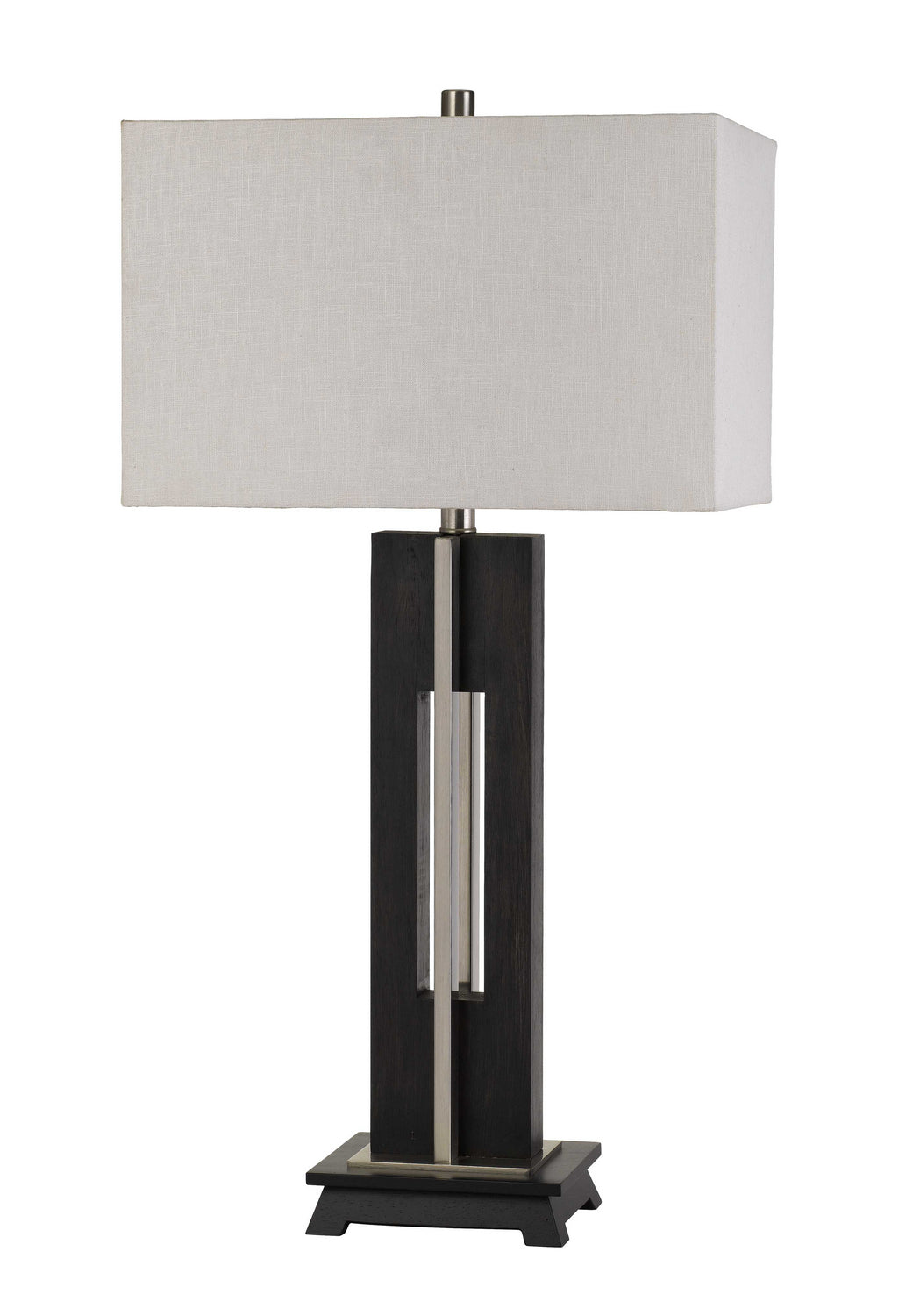 Cal Lighting BO-2896TB Glenview One Light Table Lamp Lamp Black