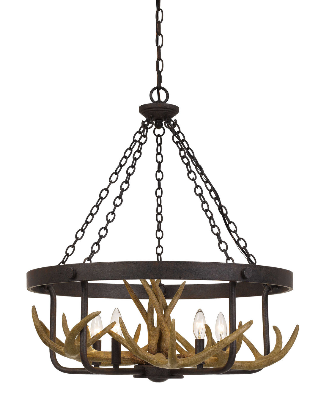 Cal Angelo FX-3703-5 Chandelier Light - Iron