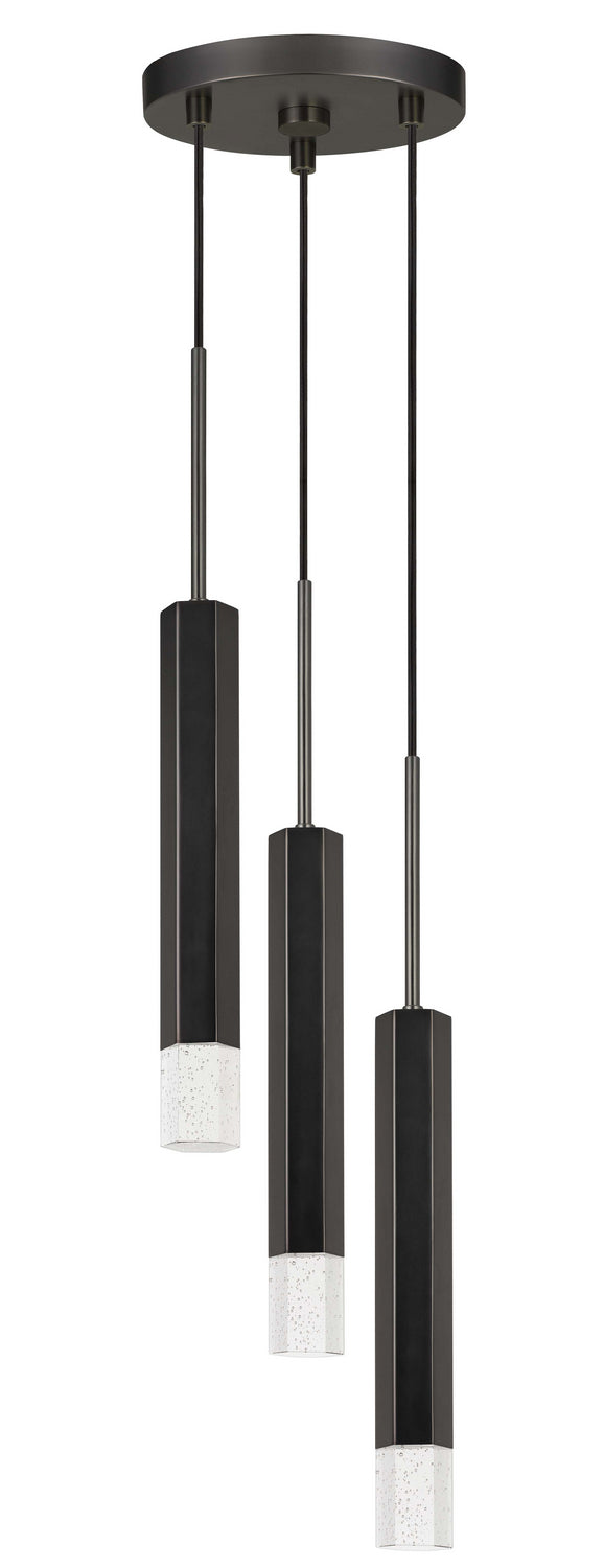 Cal Led Pendant FX-3723-3P-GM Pendant Light - Gun Metal