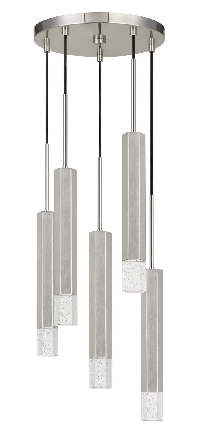 Cal Led Pendant FX-3723-5P-BS Pendant Light - Gun Metal