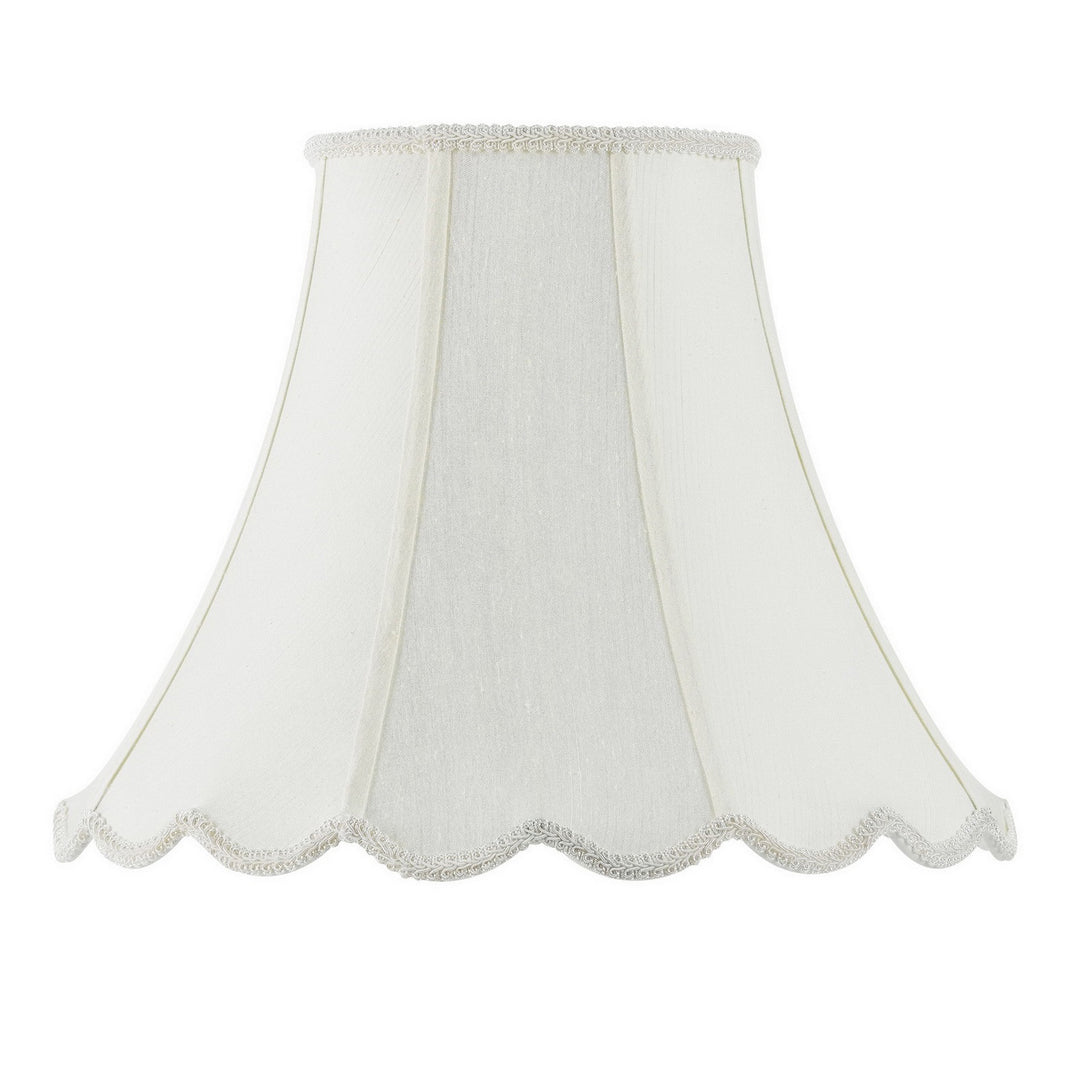 Cal Lighting SH-8105/12-EG Piped Scallop Bell Shade Lamp Shade Light