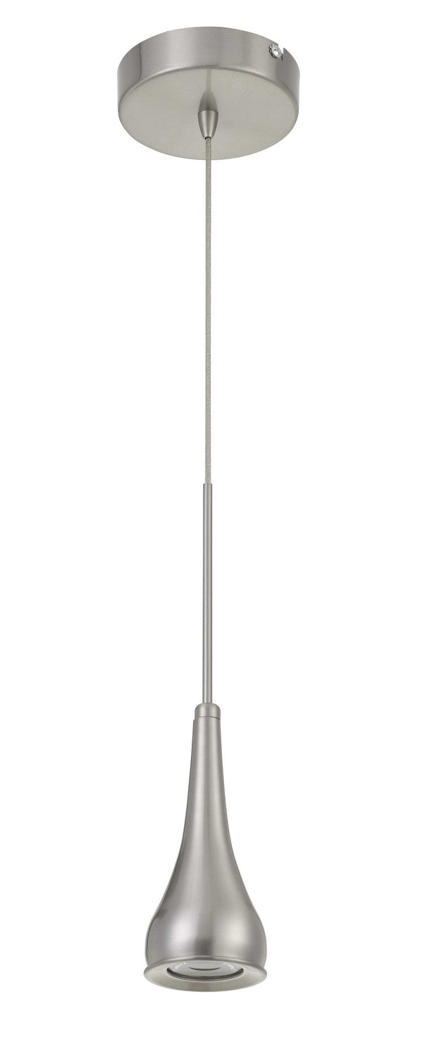 Cal Kornos UP-1117 Pendant Light - Brushed Steel