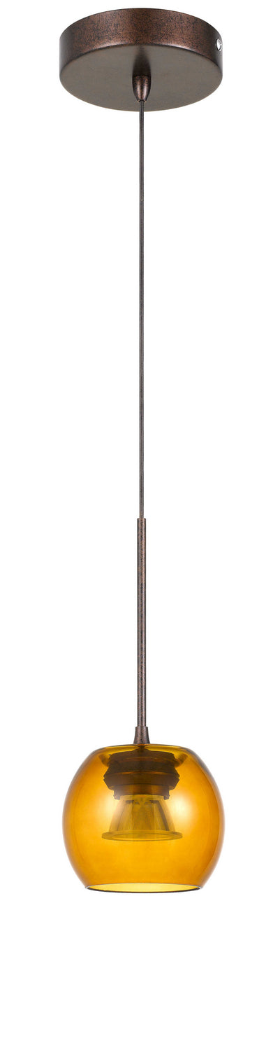 Cal Ithaca UP-1121 Pendant Light - Rust