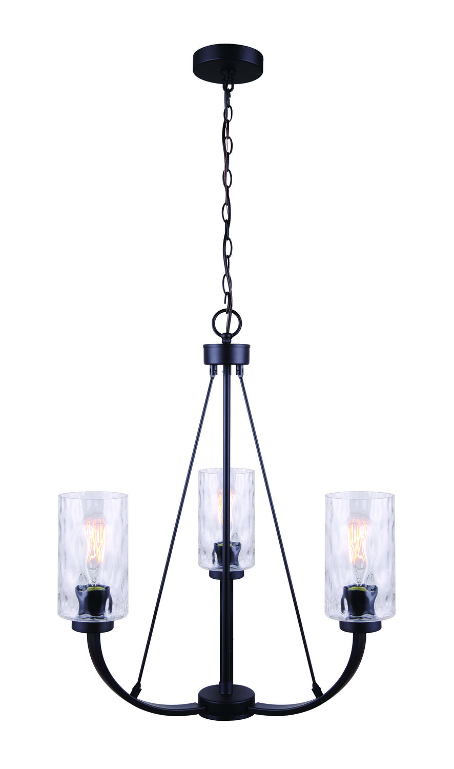 Canarm  ICH754A03BK Chandelier Light - Black