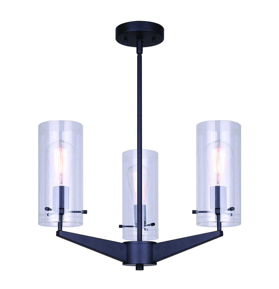 Canarm Joni ICH759A03BK Chandelier Light - Black