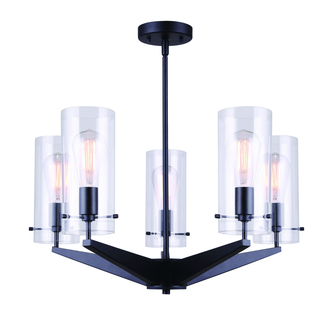 Canarm Joni ICH759A05BK Chandelier Light - Black