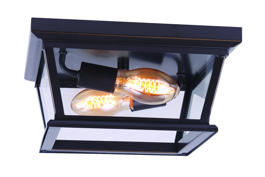 Canarm Lighting IOL397HRA  Two Light Flush Mount Outdoor Outdoor Bronze / Dark