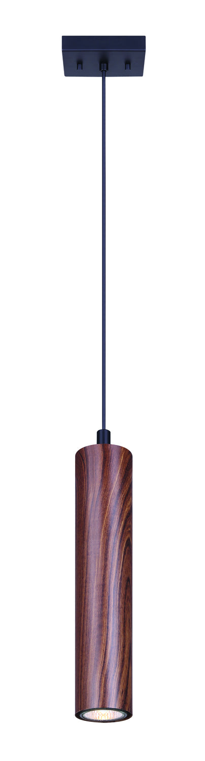 Canarm Carver IPL764A01BKW10 Pendant Light - Black/Faux Wood