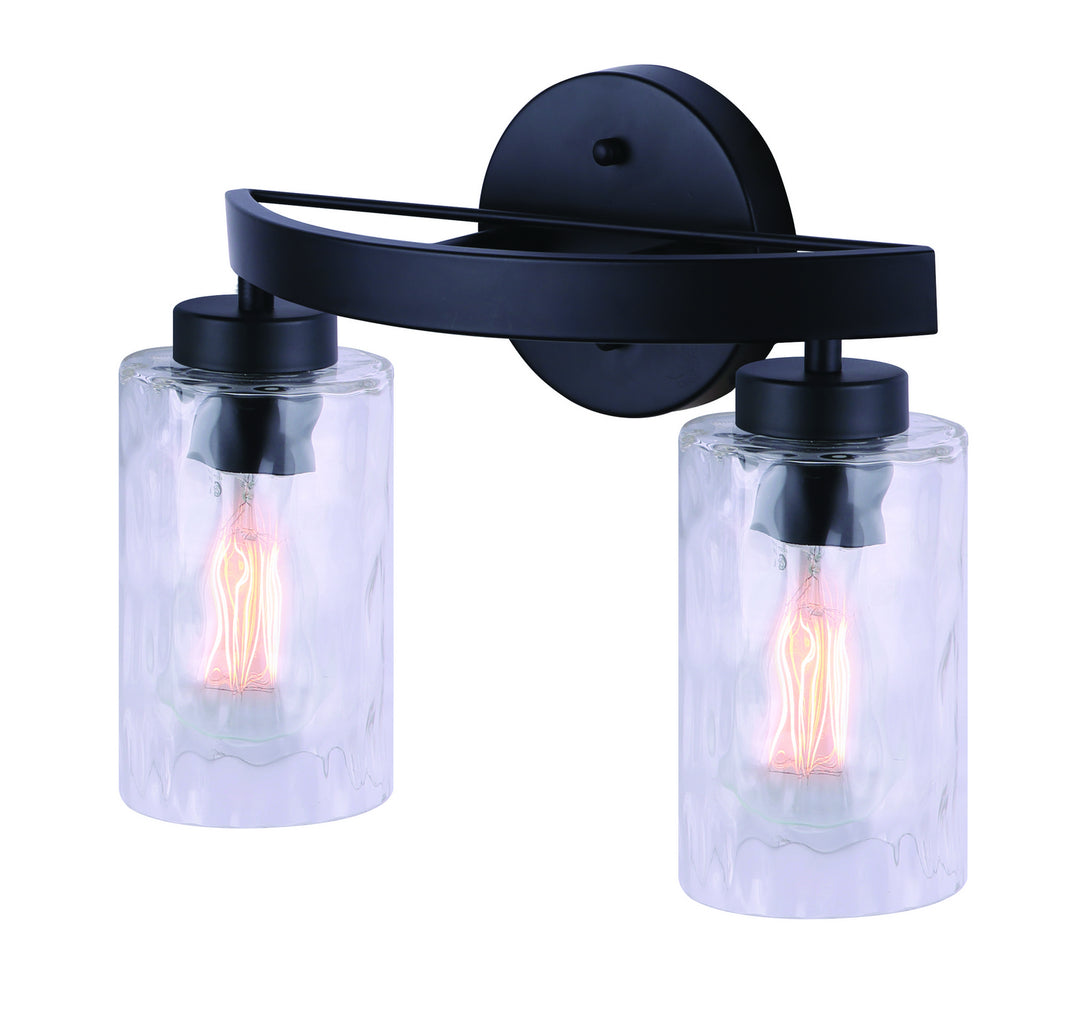 Canarm Newport IVL754A02BK Bath Vanity Light 14 in. wide - Black