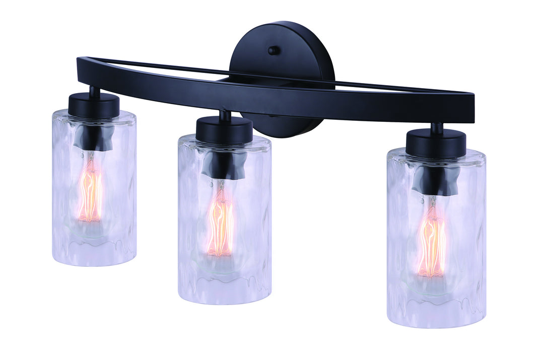 Canarm Newport IVL754A03BK Bath Vanity Light 22 in. wide - Black