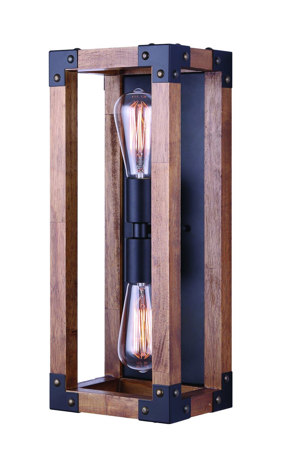 Canarm  IWF756A02BKW Wall Light - Black/Wood