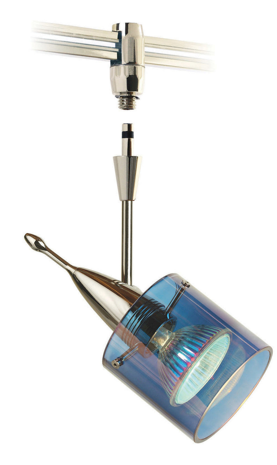 Stone Lighting DM205BUSNM5M Mx Swivel Head Track Light Pewter, Nickel, Silver